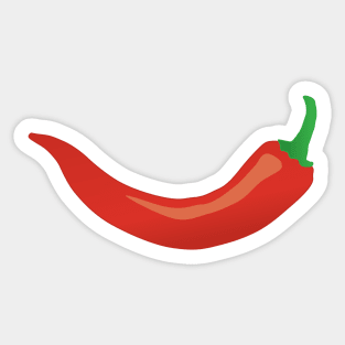 Red Chili Smile Sticker